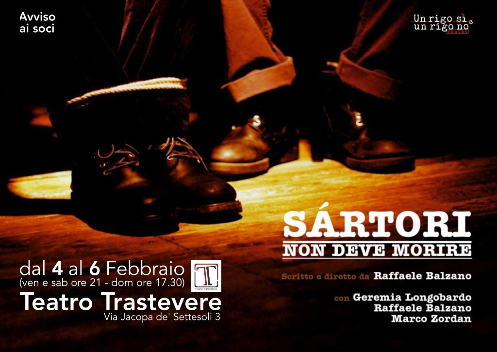 SÁRTORI NON DEVE MORIRE