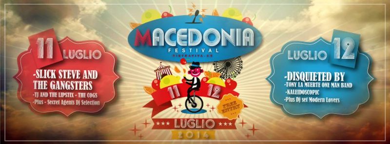 MACEDONIA! FESTIVAL 11 e 12 LUGLIO 2014