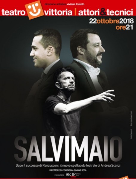 SALVIMAIO Il nuovo spettacolo teatrale di e con Andrea Scanzi