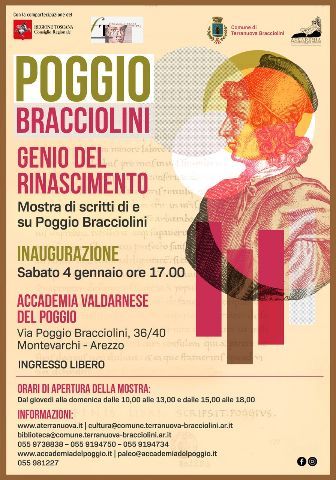 MOSTRA: “POGGIO BRACCIOLINI: GENIO DEL RINASCIMENTO”